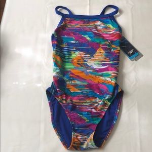 Speedo Women Relaunch Splice Flyback 1-Pc Swimsuit